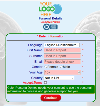 quesiotnnairedetails Profile Questionnaire Insight details page