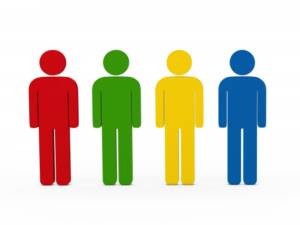 four men coloured four men coloured