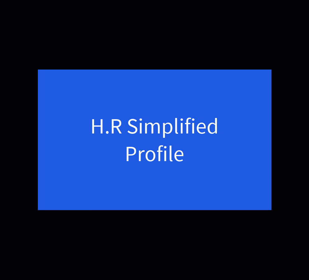 Human Resources simplified