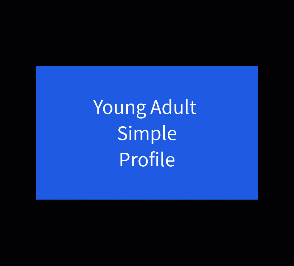 Young Adult Simplified